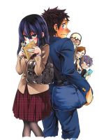 Kessa mo Yuraretemasu - Manga, Comedy, Romance, Shounen
